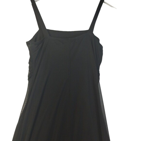 Maxi Dress Size M Milkmaid Baby Doll Cute Goth Castle Core Chiffon - Picture 4 of 12